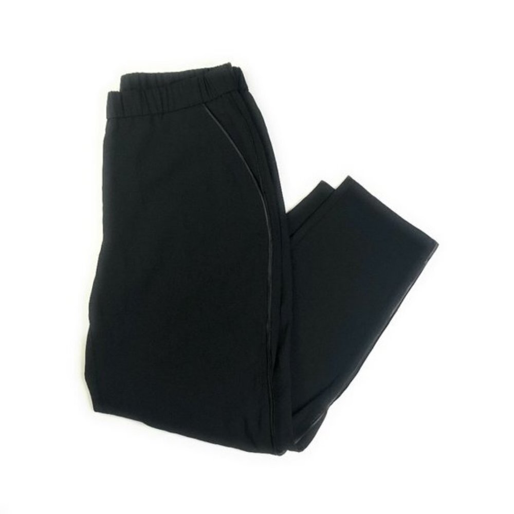 Cole Daniel Black Tuxedo Stripe Pull on Pants NWOT